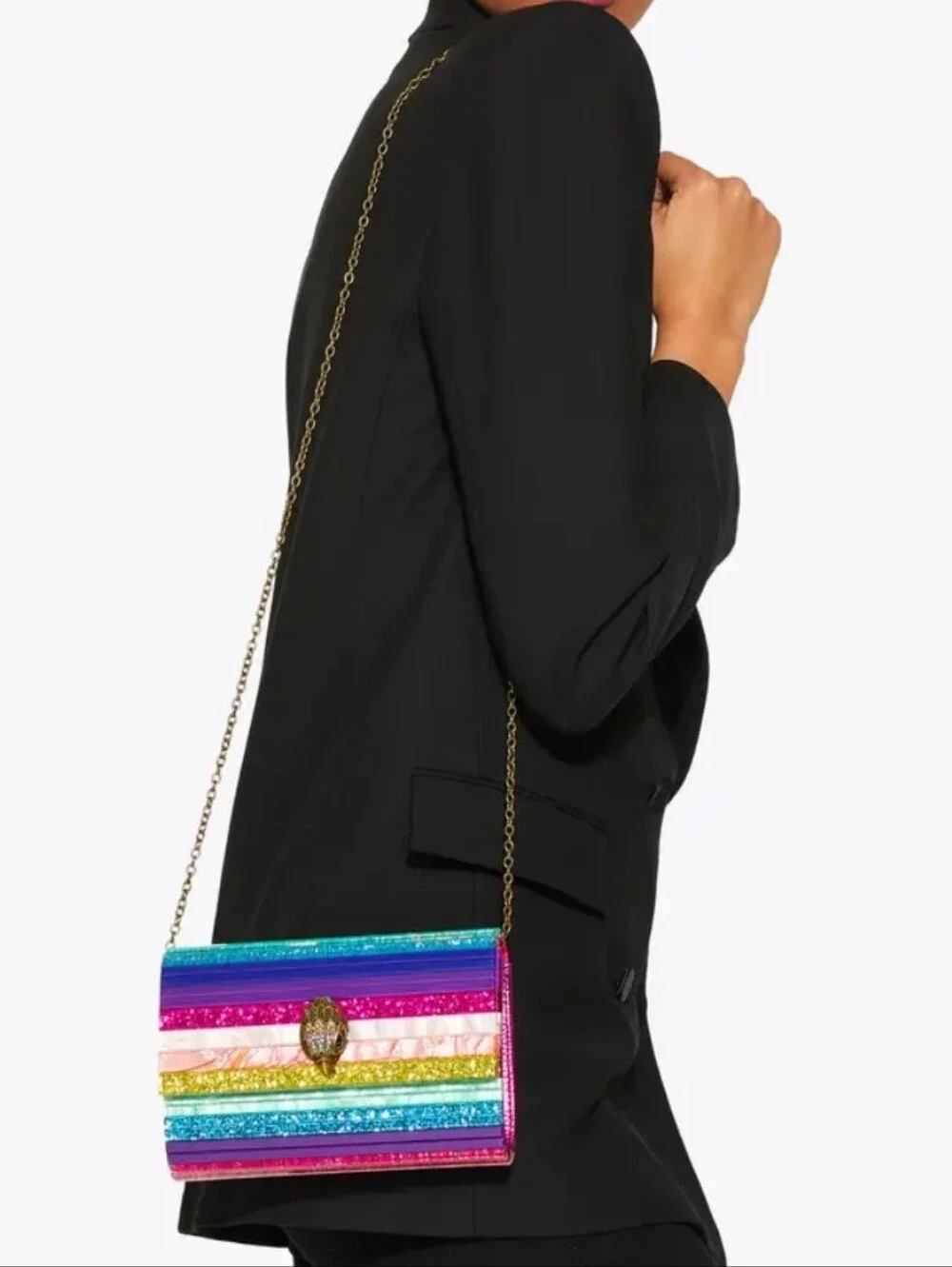 Kurt Geiger London Party Eagle Clutch Crossbody Bag BRAND NEW - Picture 15 of 16